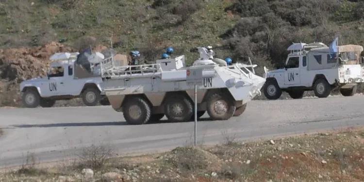 Las FDI detienen un convoy de la ONU para interrogar a sospechosos