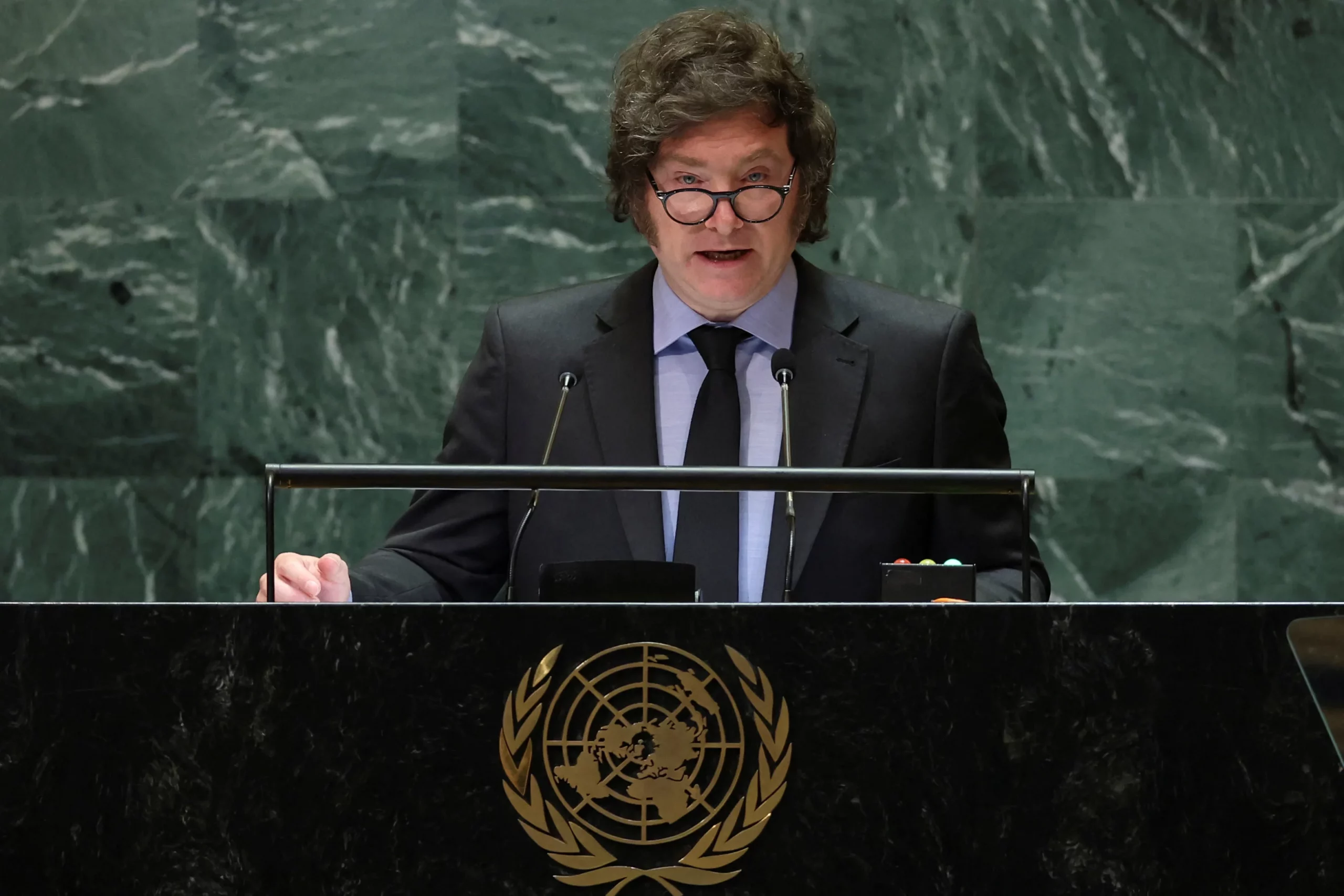 Javier Milei defiende a Israel y critica a la ONU por su hipocresía