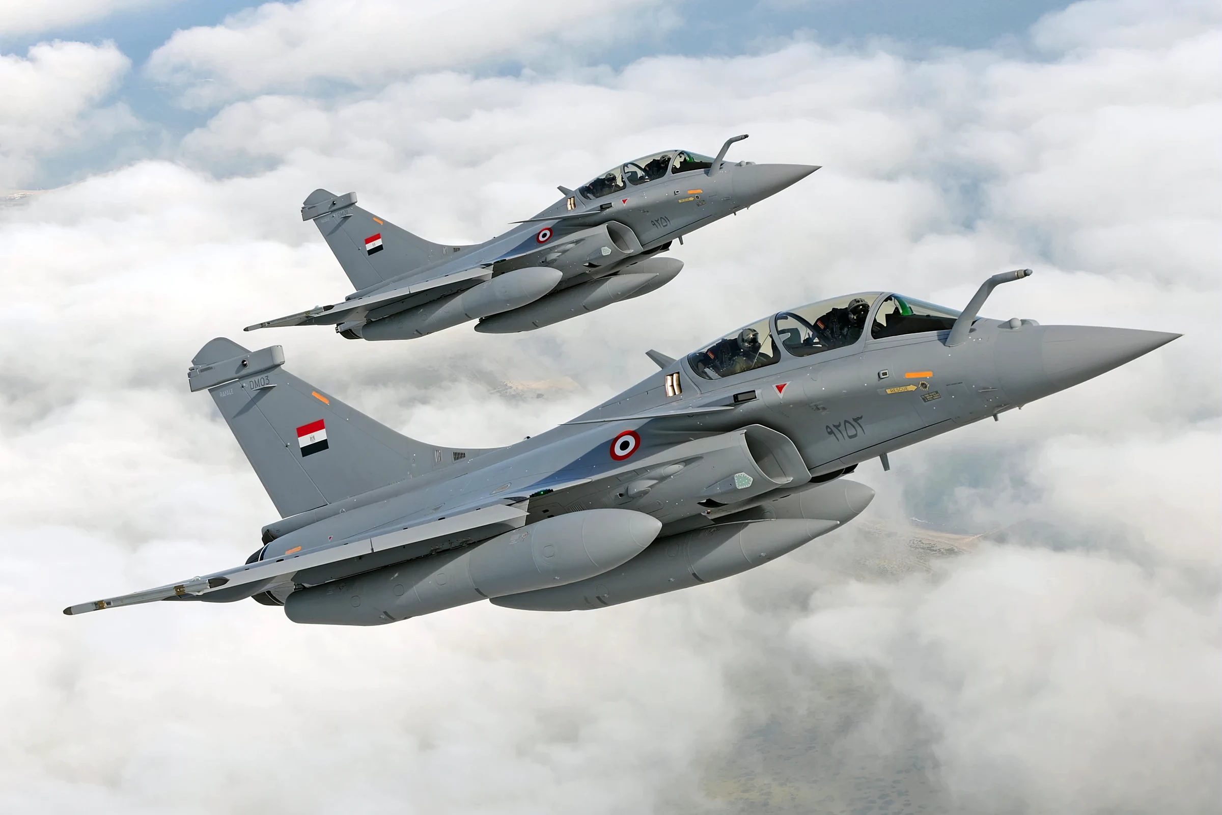 Se prohíbe a Egipto recibir misiles BVR para los F-16 y Rafale