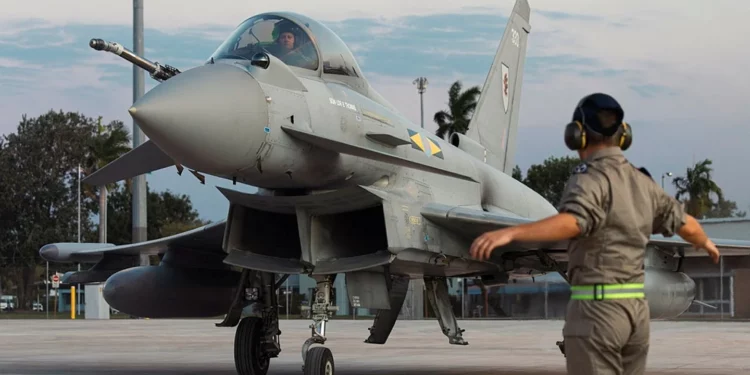 La RAF prueba por primera vez el radar ECRS Mk2 en el Typhoon