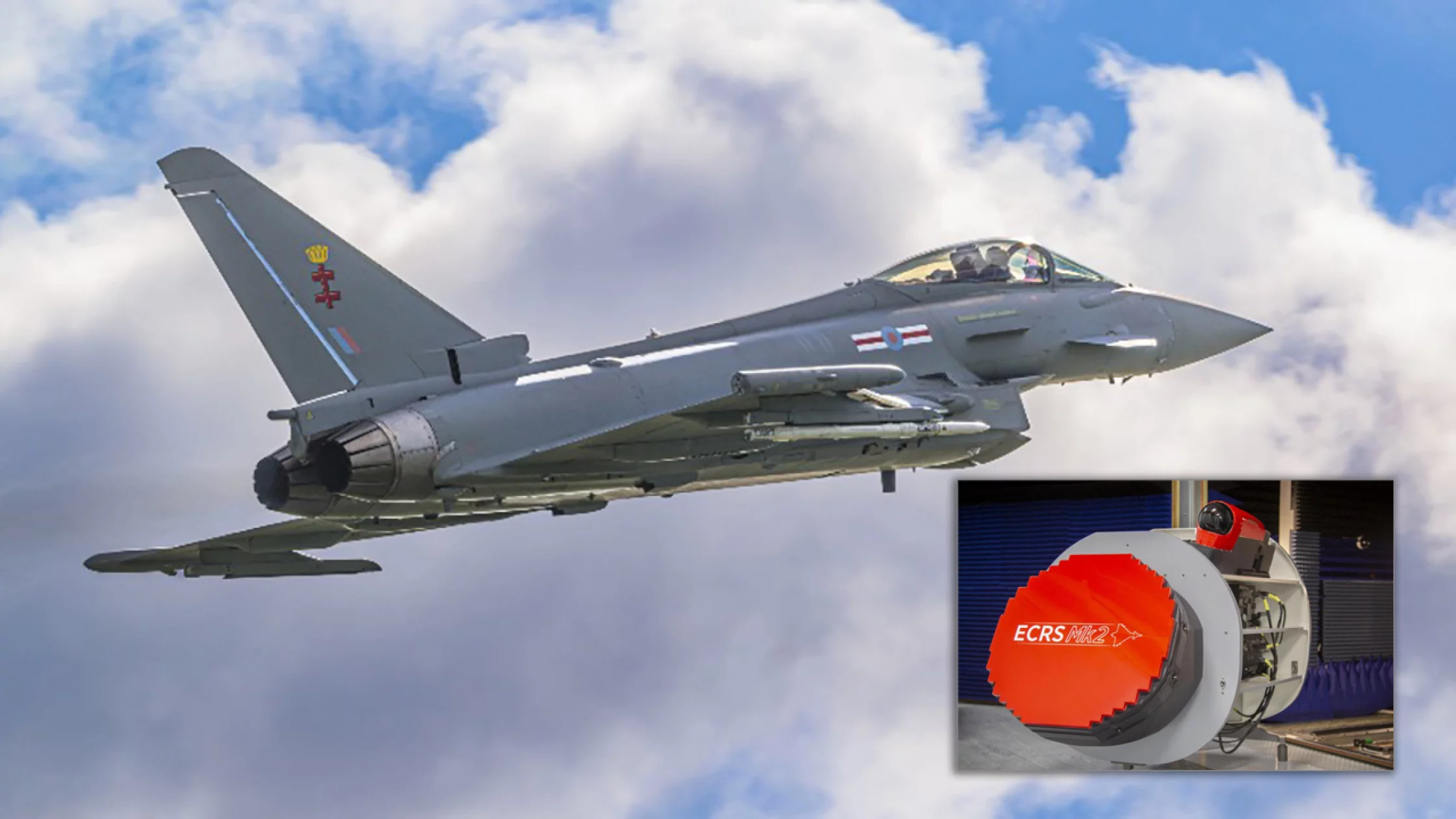 Eurofighter Typhoon FGR4 realiza su primer vuelo con el avanzado radar ECRS Mk.2 AESA