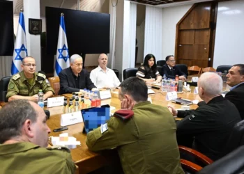 El primer ministro, Benjamin Netanyahu, convoca una reunión del gabinete de seguridad para el 28 de julio de 2024. (Haim Zach/GPO)