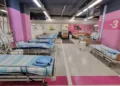 El Hospital de Emergencias Subterráneo Fortificado Sammy Ofer en el Centro Médico Rambam en Haifa fue preparado para recibir pacientes tras el estallido de la guerra, el 11 de octubre de 2023. (Cortesía de Rambam)