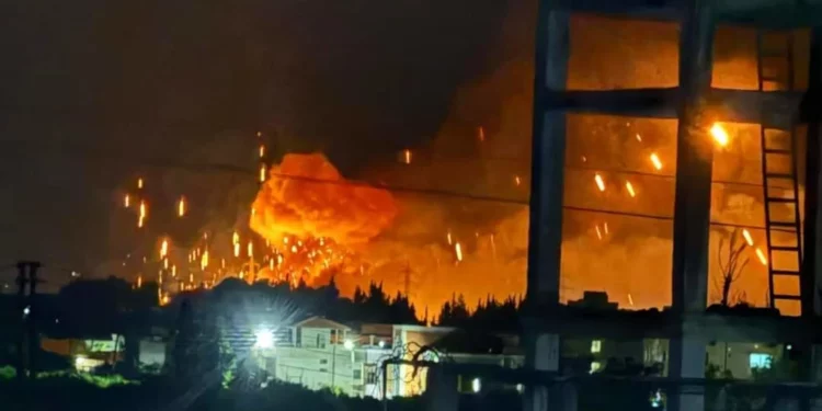 Israel atacó un depósito de armas cerca de la ciudad portuaria siria de Lattakia