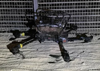 Un dron que el ejército afirma haber recuperado durante un intento de contrabandear armas mediante vehículos aéreos no tripulados desde Egipto a Israel (Fuerzas de Defensa de Israel)