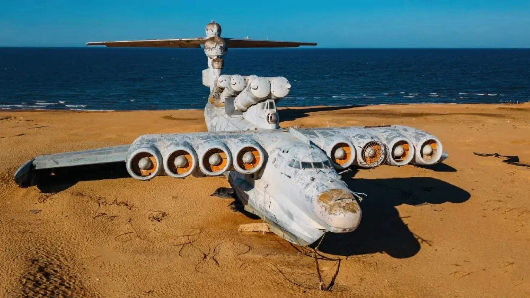 El monstruo del mar Caspio: El extraño semibarco-avión de la Unión Soviética