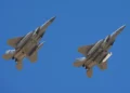 Los F-15 regresan a la base aérea Morris ANGB. (Crédito de la imagen: @arizona_planespotter)