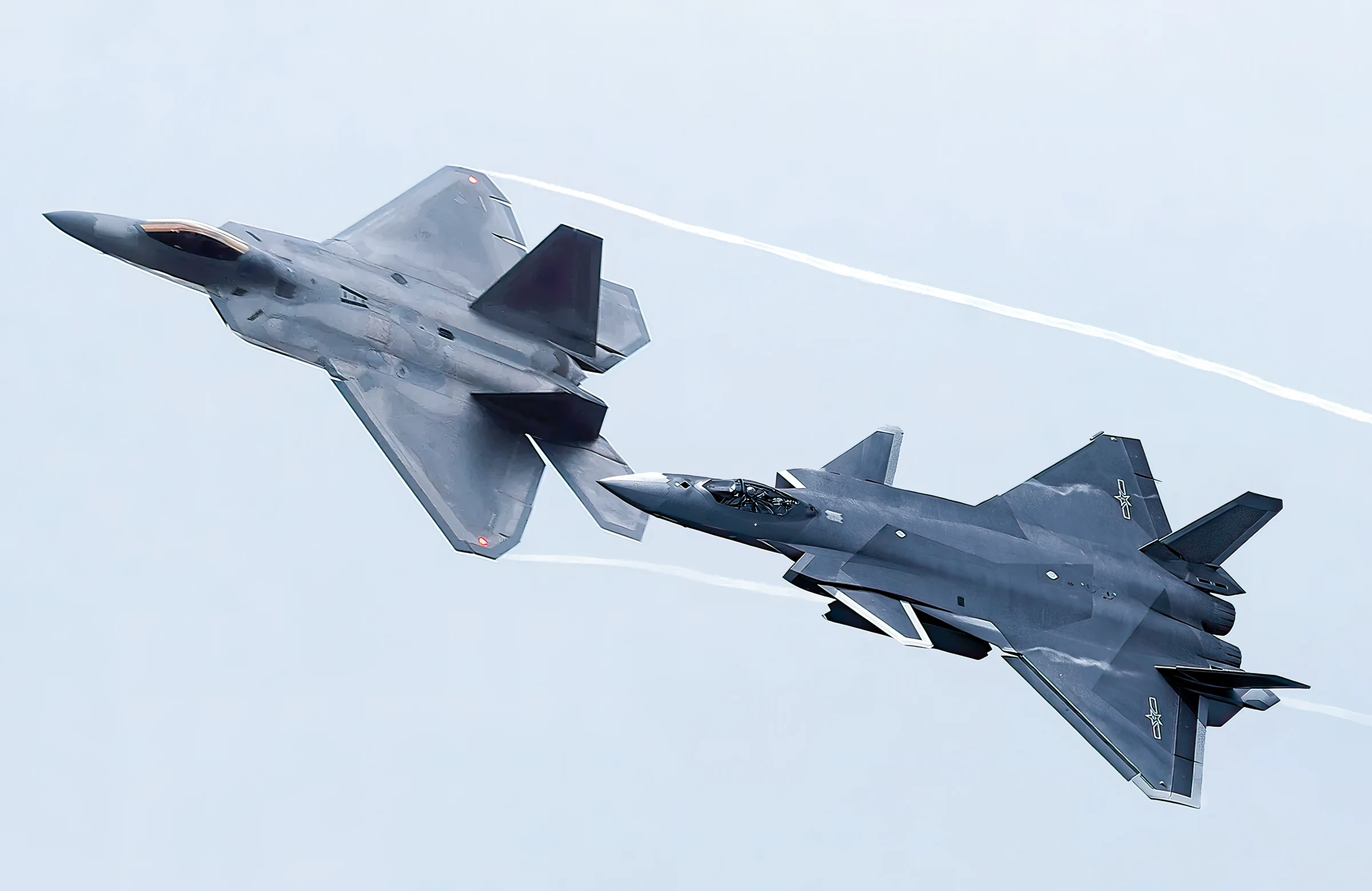 ¿El J-20 de China está superando al F-22 Raptor de EE. UU.?