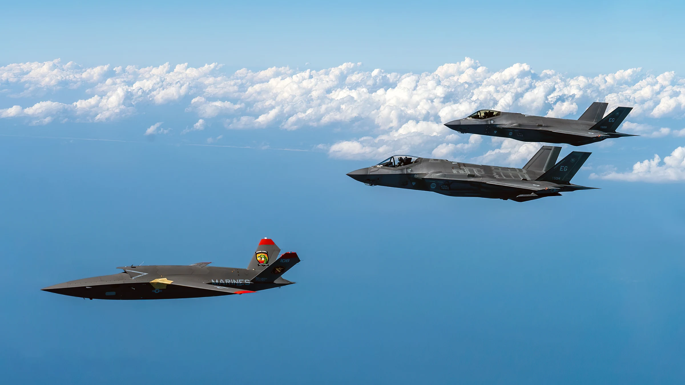 Lockheed Martin muestra la combinación del F-35A y el Valkyrie