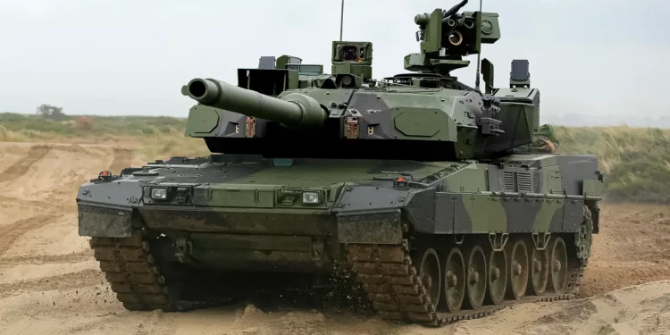 Noruega recibe oficialmente los modernos tanques Leopard 2A8