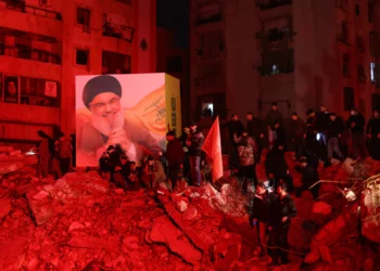 Hezbolá homenajea a Nasrallah en sitio donde Israel lo mató