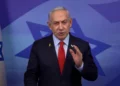 El primer ministro, Benjamin Netanyahu, habla en una declaración en video sobre el acuerdo de alto el fuego entre Israel y Hezbolá, el 26 de noviembre de 2024. (Captura de pantalla/GPO)