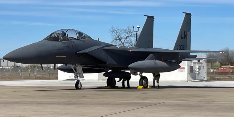 Primeros F-15E con EPAWSS entregados a la RAF