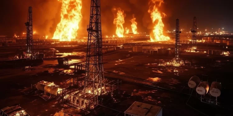 Incendio paraliza producción de petróleo de 300.000 bpd en un gigantesco yacimiento petrolífero de Irak