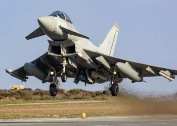 Cápsula de un avión Typhoon de la RAF cae en Yorkshire