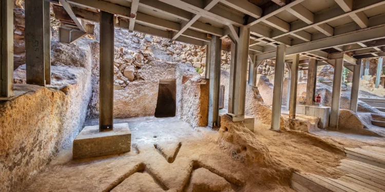 La estructura ritual descubierta en la Ciudad de David. (Kobi Harati/Ciudad de David)