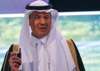 El ministro de Energía de Arabia Saudita, Abdulaziz bin Salman, habla durante la conferencia anual Future Investment Initiative (FII) en Riad el 29 de octubre de 2024. (Fayez Nureldine/AFP)