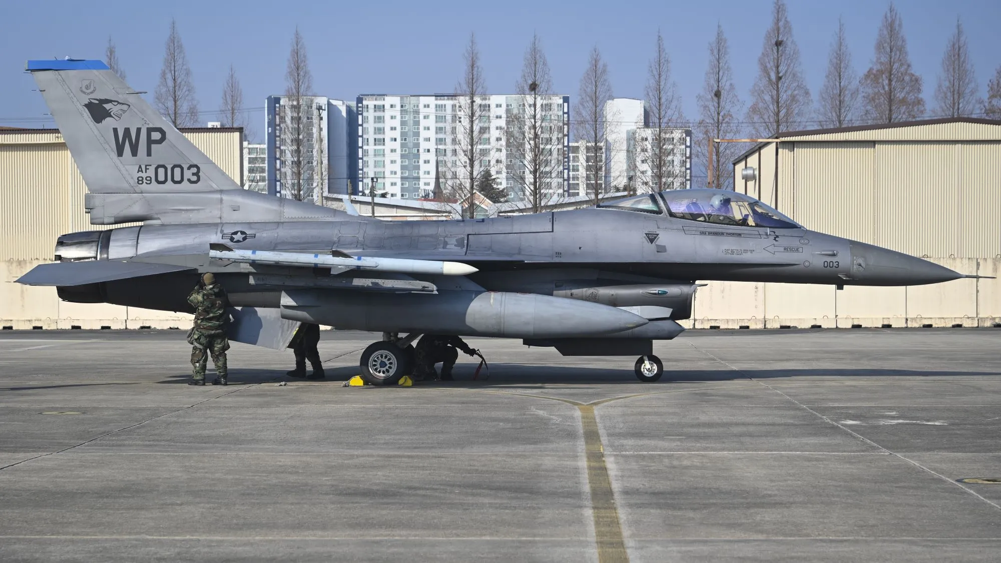 F-16 del 8º Escuadrón USAF debutan en combate ágil en Corea del Sur