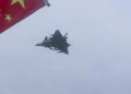 J-20 chino muestra misiles externos en su “modo bestia”