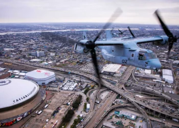 Aviones F-35B y MV-22 Osprey de volarán sobre el Super Bowl