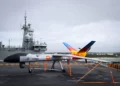 Airbus y Navantia estudian la integración del dron SIRTAP en el Juan Carlos I