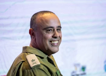 El jefe de las Fuerzas Terrestres de las Fuerzas de Defensa de Israel, mayor general Tamir Yadai, asiste a una conferencia de seguridad de Israel Hayom en Jerusalén, el 1 de diciembre de 2024. (Yonatan Sindel/Flash90)