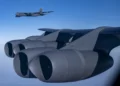 Bombarderos B-52H de EE. UU. se integran con Eurofighters