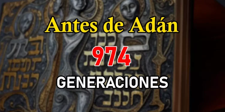 Las 974 generaciones antes de Adán