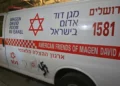 Esvásticas pintadas en ambulancias de MDA en Jerusalén