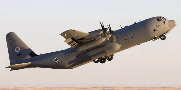 Fuerza Aérea Israelí despliega C-130J Shimshon contra incendios