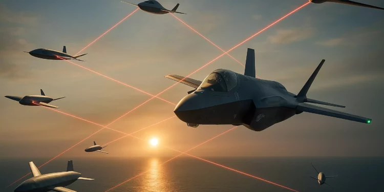 DARPA impulsa drones con energía láser en red inalámbrica óptica