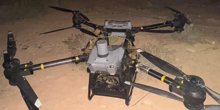 FDI derriban dron con armas contrabandeadas desde Egipto