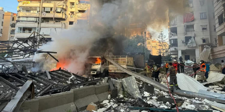 Israel ataca almacén de misiles de Hezbolá en Beirut