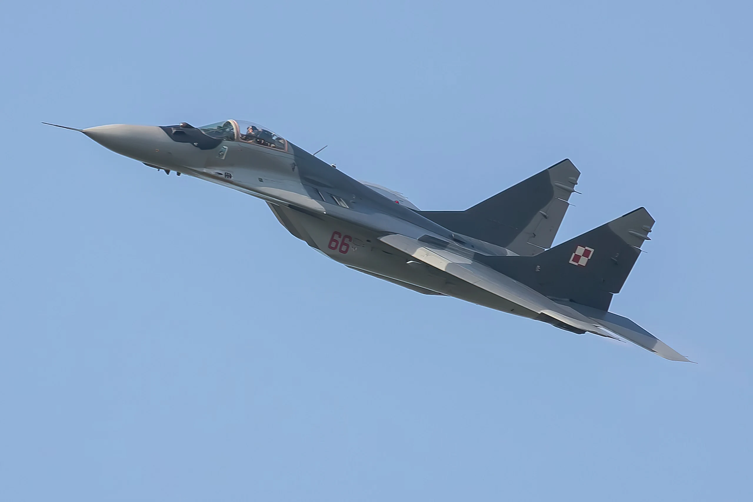 MiG-29 polaco humilla radares rusos en la frontera