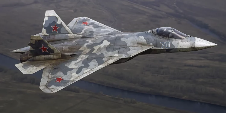 Camuflaje del Su-75 busca engañar sensores infrarrojos y ópticos