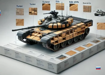 Rusia sustituye blindaje de tanques con arena y cemento