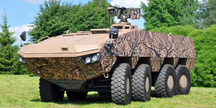 Japan Steel Works inicia producción del AMV XP 8x8 en Hiroshima
