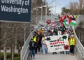 Arrestan a 30 manifestantes antiisraelíes en la Universidad de Washington