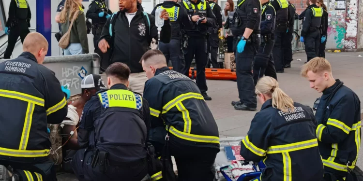 Islamista apuñala y hiere a doce en Hamburgo