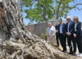 El presidente de Alemania visita el kibutz Be'eri