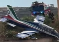 Tres aviones Frecce Tricolori chocan en exhibición en Pantelleria