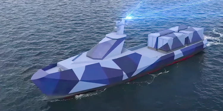Armada japonesa desarrolla USV con IA para apoyo de combate