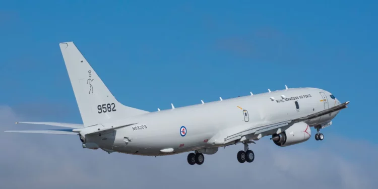 Un P-8A Poseidón noruego. (Crédito de la imagen: Fuerzas Armadas de Noruega)