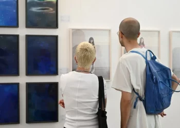 En la feria de arte Fresh Paint en Tel Aviv, hasta el 26 de mayo de 2025 (Cortesía de Fresh Paint)