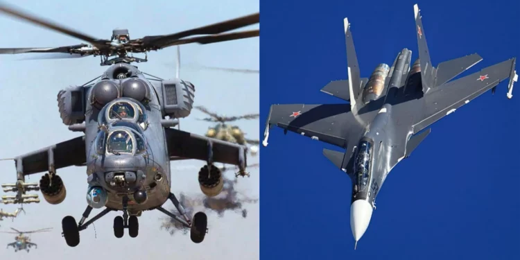 Bielorrusia refuerza su fuerza aérea con Mi-35M y Su-30SM2