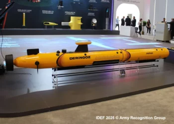 Aselsan presenta AUV DERİNGÖZ 100M/600: Vehículo submarino autónomo
