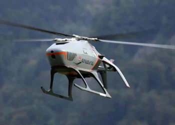 Edge presenta el helicóptero no tripulado HT-100 con rotor Flettner y motor suizo