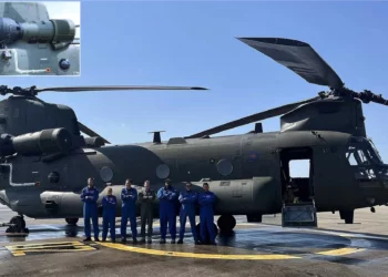 Reino Unido prueba con éxito sistema infrarrojo IRSS en helicóptero Chinook