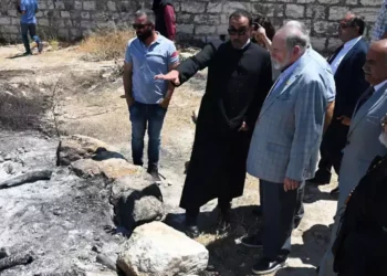 Policía: Es totalmente falso que los israelíes prendieran fuego a la iglesia de Taybeh