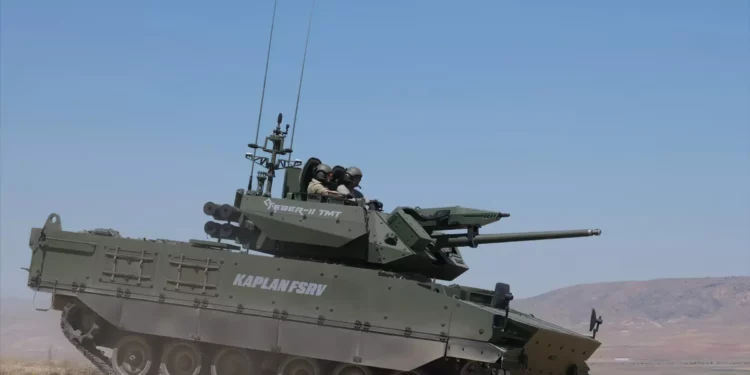 FNSS presenta el vehículo Kaplan ADA: con torreta Teber-2 TMT
